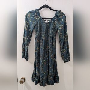 Floral Long Sleeve Dress